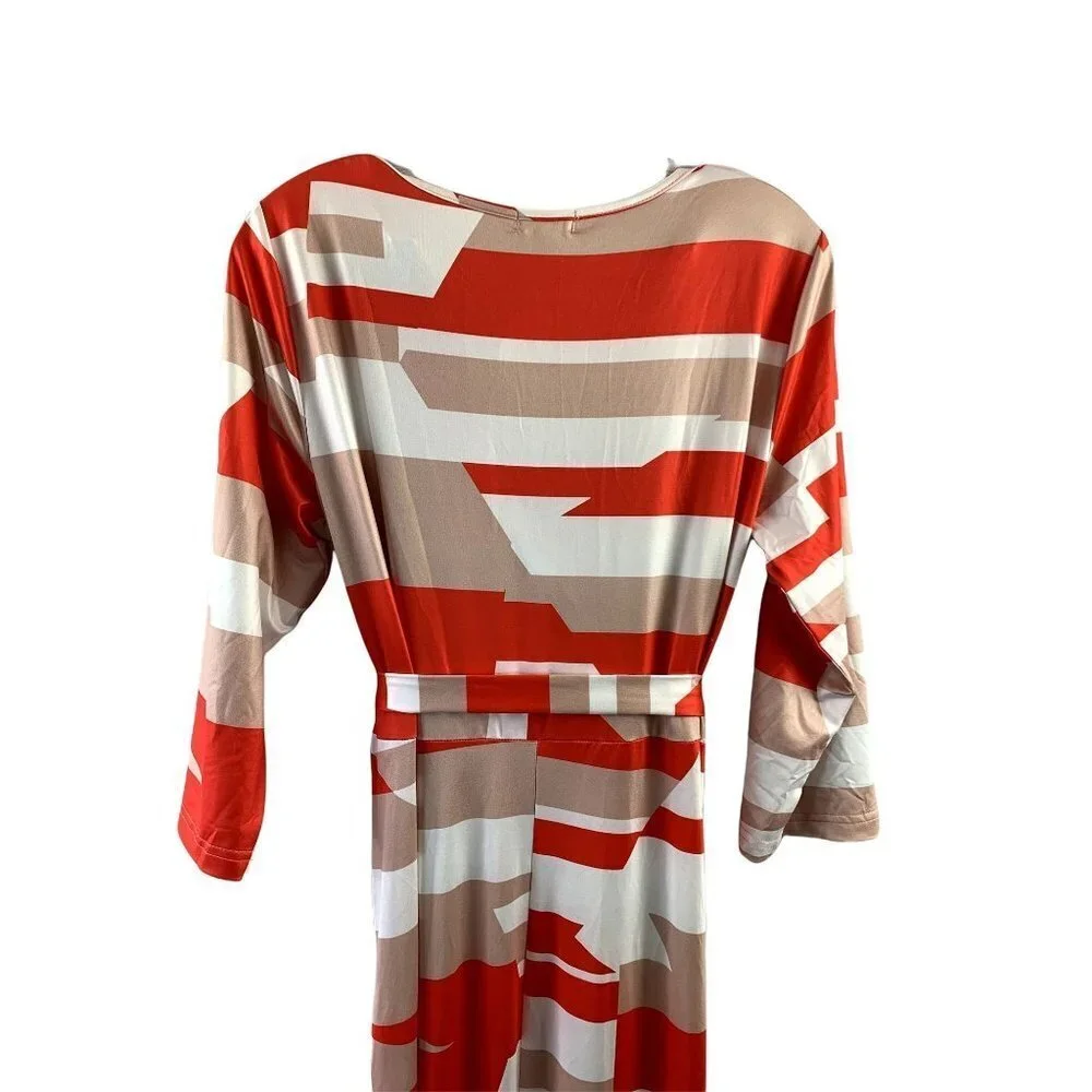 Locryz Women's Stripped Long Dress - Picture 4 of 8